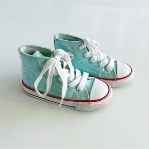 Toddler Sequin Converse Chuck Taylor Size 8